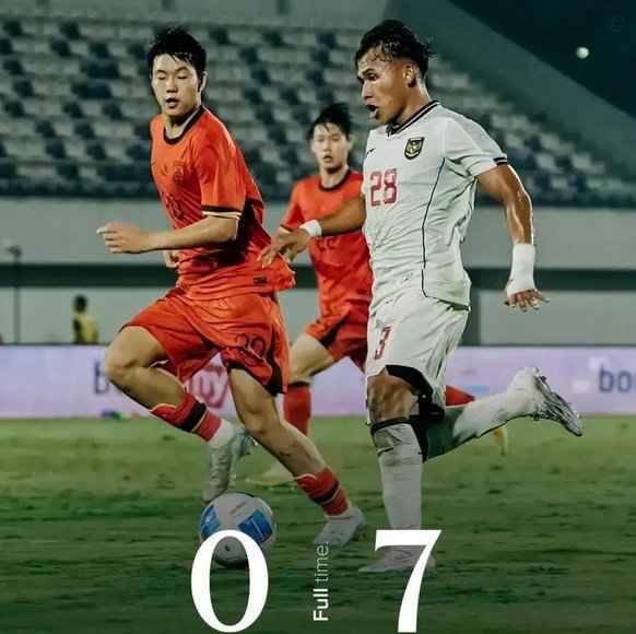 U17四场比赛除了对阵印尼，对抗数据并无优势。